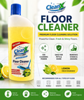 CleanX Floor Cleaner Liquid – Lemon Fragrance | Removes Stains & Odours | Safe for Home | 500ml
