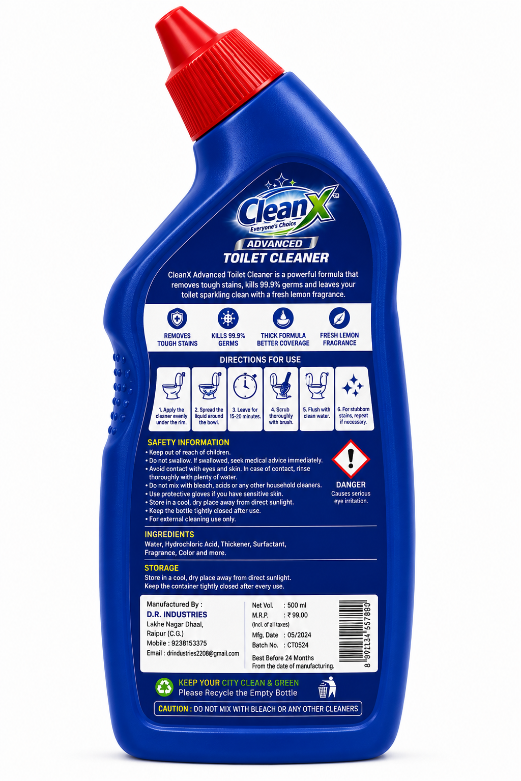 CleanX Advanced Toilet Cleaner