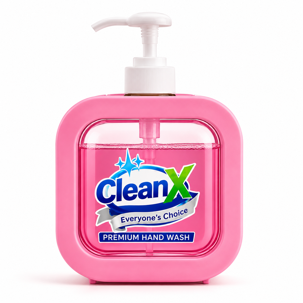 CleanX Premium Hand Wash – Pink Blossom (250ml)
