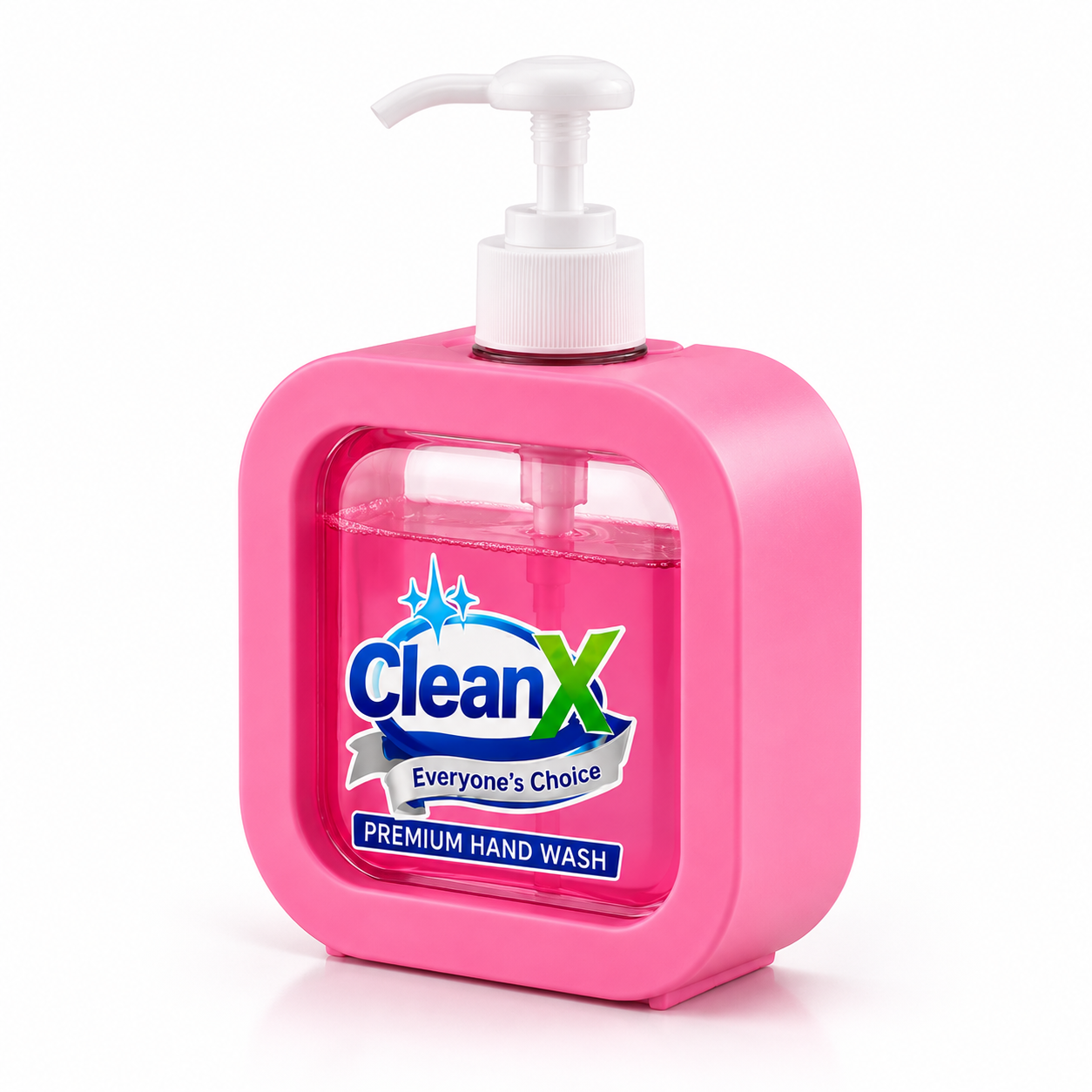 CleanX Premium Hand Wash – Pink Blossom (250ml)